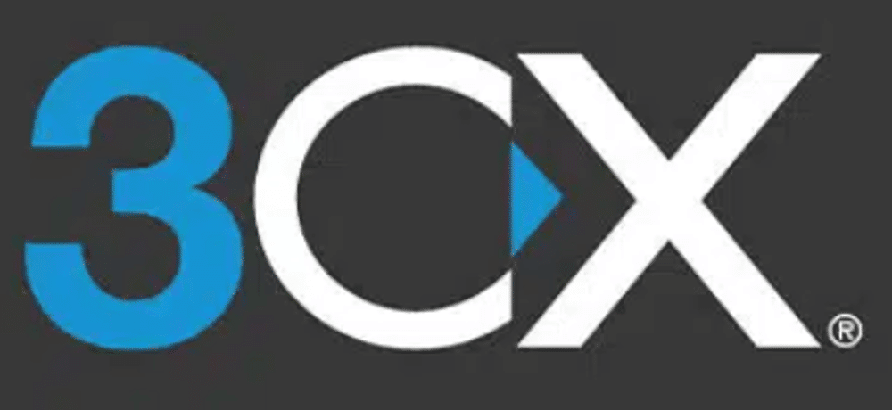 Logo von 3CX mit Pfeil