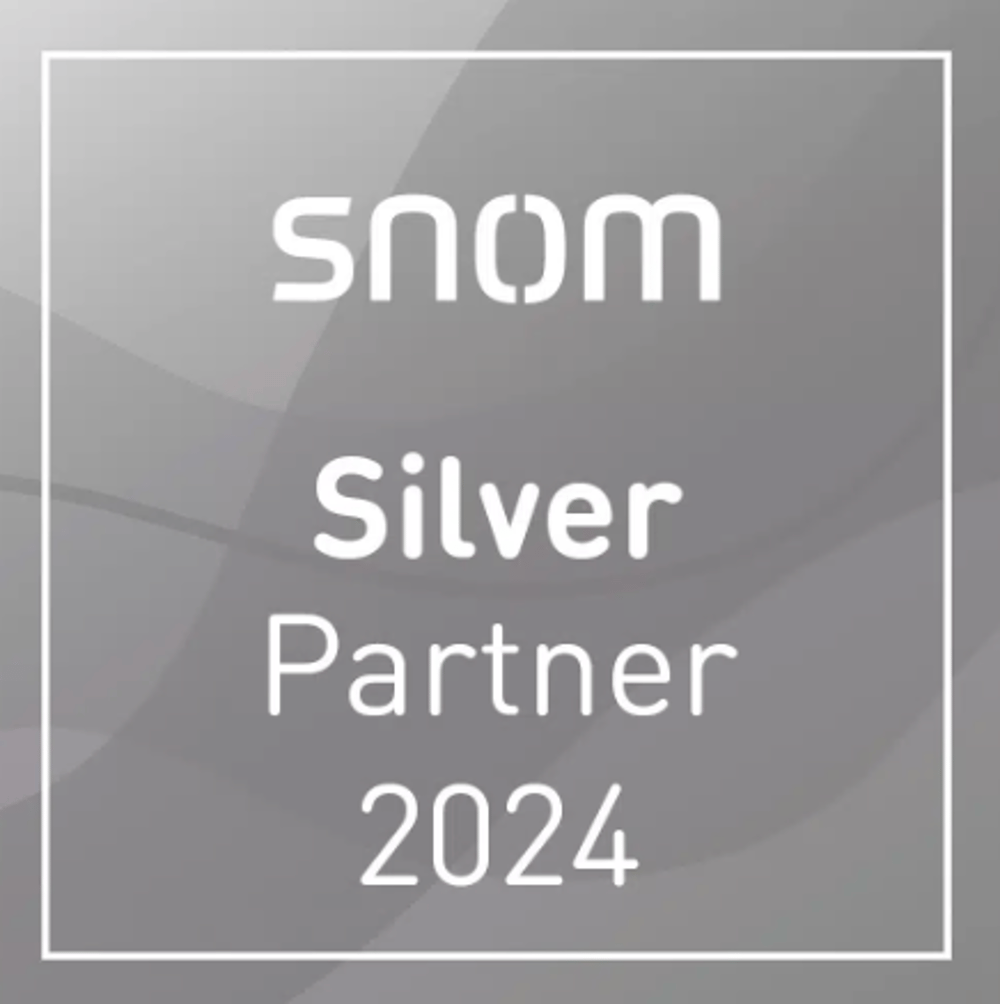 Snom Silberpartner 2024 Auszeichnung