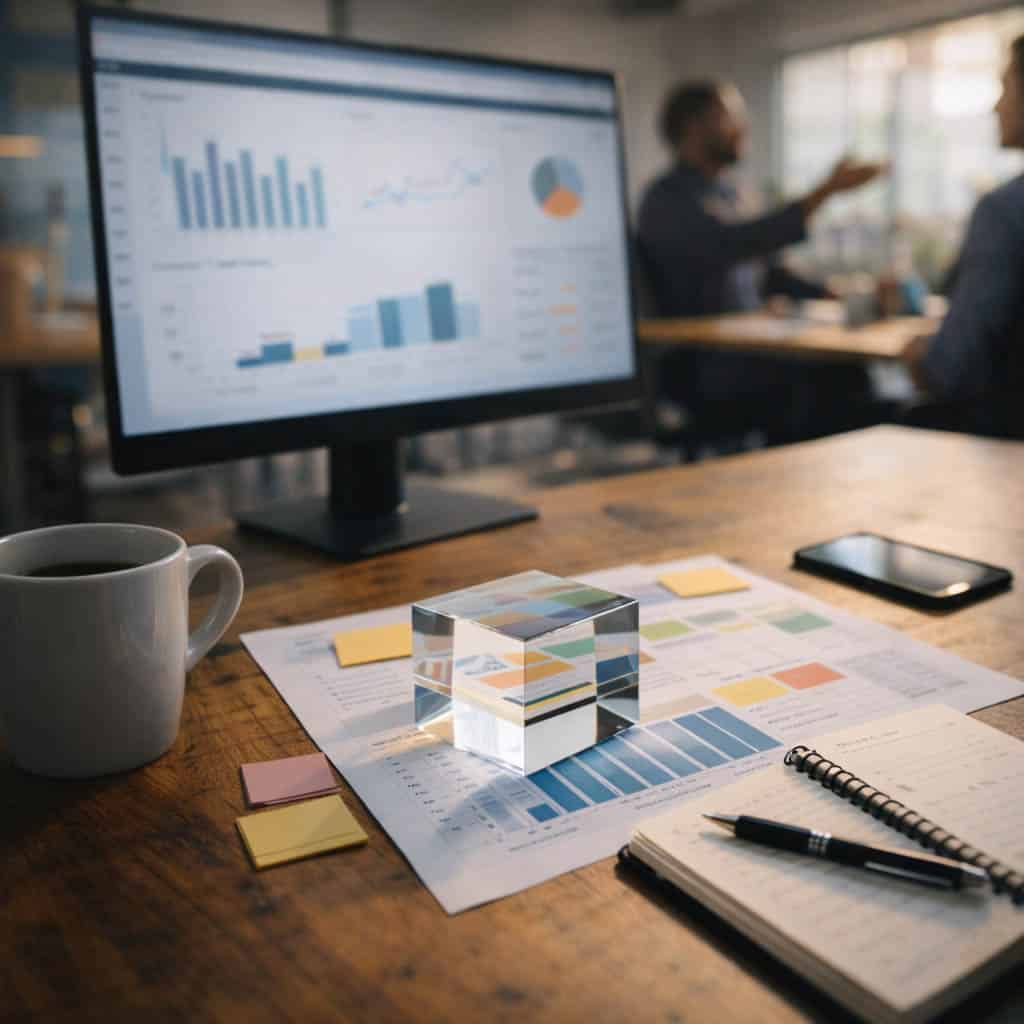 IT-Meeting mit Fokus auf Daten Steuerung einer IT-Infrastruktur im Mittelstand mit Kennzahlen, Review und klarer Unternehmensstrategie