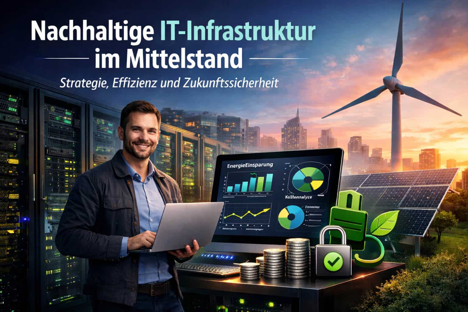 Nachhaltige IT-Infrastruktur im Mittelstand: Strategie, Effizienz und Zukunftssicherheit